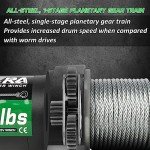 Zostera 2000lb Electric ATV Winch with Remote