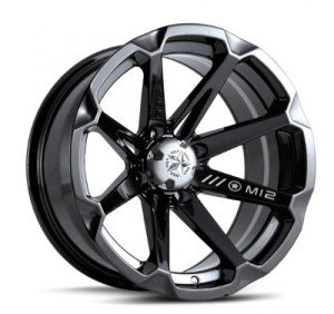 MSA Offroad M12 Diesel 14x7 Gloss Black Wheels