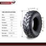 WANDA ATV/UTV Tire Set 25x8-12 & 25x10-12