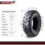 WANDA ATV/UTV Tire Set 25x8-12 & 25x10-12