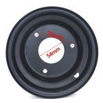 6" Black Wheel Rim with 3 Holes for ATV
