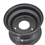 6" Black Wheel Rim with 3 Holes for ATV