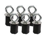 Rubber Tie Down Anchors for Polaris RZR, Set of 6