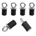 Rubber Tie Down Anchors for Polaris RZR, Set of 6