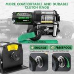 3000lb Electric ATV Winch with Remote Control
