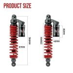 Adjustable Front Air Shocks for Yamaha Banshee 350