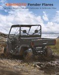 Kemimoto UTV Fender Flares for Can Am Defender