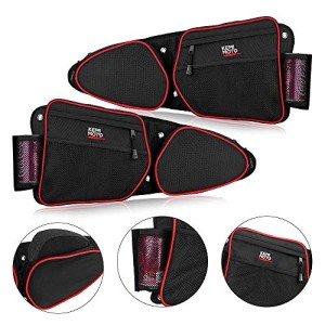 Polaris RZR Side Door Storage Bags with Knee Pad