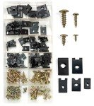 170-pc U-Clip and Screw Set for Vehicles