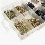 170-pc U-Clip and Screw Set for Vehicles