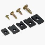 170-pc U-Clip and Screw Set for Vehicles