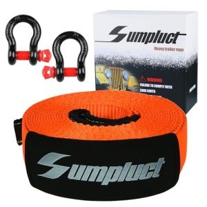 Heavy Duty 5M Tow Rope with D-Ring Shackles