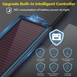 12V Portable Solar Trickle Charger for Batteries