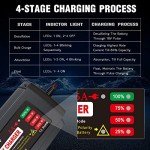 12V 5A Smart Battery Charger for All Vehicles