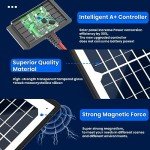 POWOX 10W Waterproof Solar Battery Trickle Charger