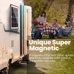 POWOX 10W Waterproof Solar Battery Trickle Charger