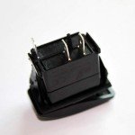 Waterproof Rocker Switch with Blue LED Light