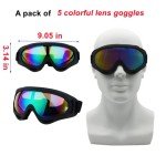 Adjustable Off-Road Goggles - Set of 5