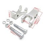 Honda TRX 400Ex Front Lowering Kits CNC Aluminum