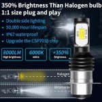 Brighter H6M ATV Fog Light Bulbs - 2 Pack