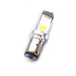 S2 12V Super Bright LED 6500K Light Bulb for Chinese Scooters ATV 50cc 150cc 250cc for Tao Znen Jonway Tank Baron etc 1-pack