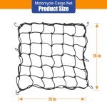 Heavy Duty Elastic Cargo Net for ATV and Bikes