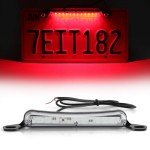 Bright Red LED License Plate Light for ATVs
