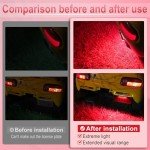 Bright Red LED License Plate Light for ATVs