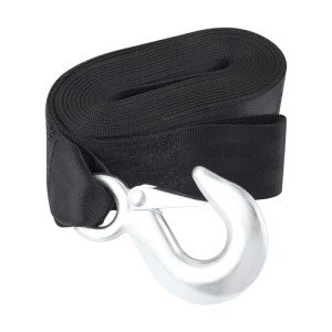 Heavy-Duty 2" x 20' Tow Strap with Hooks