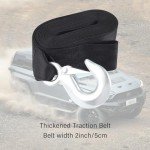Heavy-Duty 2" x 20' Tow Strap with Hooks