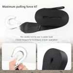 Heavy-Duty 2" x 20' Tow Strap with Hooks