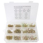 270 Pcs Fuel Line Hose Clamp Kit for ATV