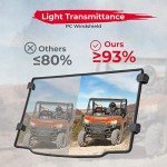 KEMIMOTO Scratch Resistant Windshield for Ranger 500/570