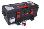 Warrior 12V Electric Winch 4,000lbs with Synthetic Rope