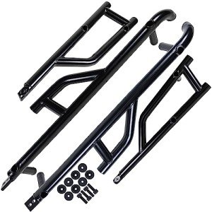 Polaris 4-Seat Black Steel Rock Sliders 1000