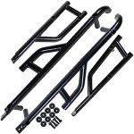 Polaris 4-Seat Black Steel Rock Sliders 1000