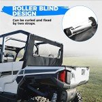 KEMIMOTO Soft Rear Window for Polaris General 1000