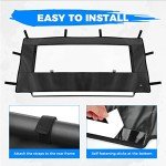 KEMIMOTO Soft Rear Window for Polaris General 1000