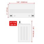 Caltric AGM Battery for Yamaha Wolverine X4/X2