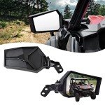 Adjustable Folding Rearview Mirrors for Polaris General