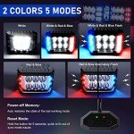 SLARY 2PCS 4-Inch Dual Color LED Work Lights