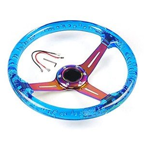 13.8” Neo Chrome Racing Steering Wheel for ATVs