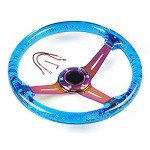 13.8” Neo Chrome Racing Steering Wheel for ATVs