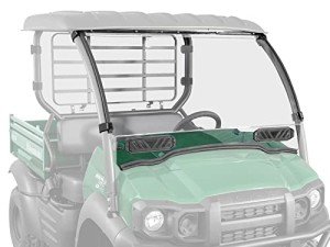 SuperATV Heavy Duty Windshield for Kawasaki Mule SX