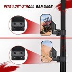 Universal UTV Side Mirrors for 1.6"-2" Roll Cages
