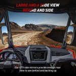 Universal UTV Side Mirrors for 1.6"-2" Roll Cages