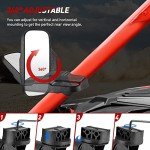 Universal UTV Side Mirrors for 1.6"-2" Roll Cages