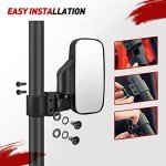 Universal UTV Side Mirrors for 1.6"-2" Roll Cages