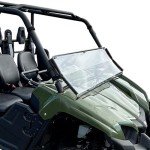 Yamaha Viking Full Folding Windshield – Scratch Resistant