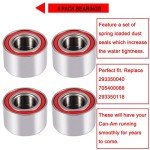 4-Pack Heavy Duty Wheel Bearings for Can-Am ATV
